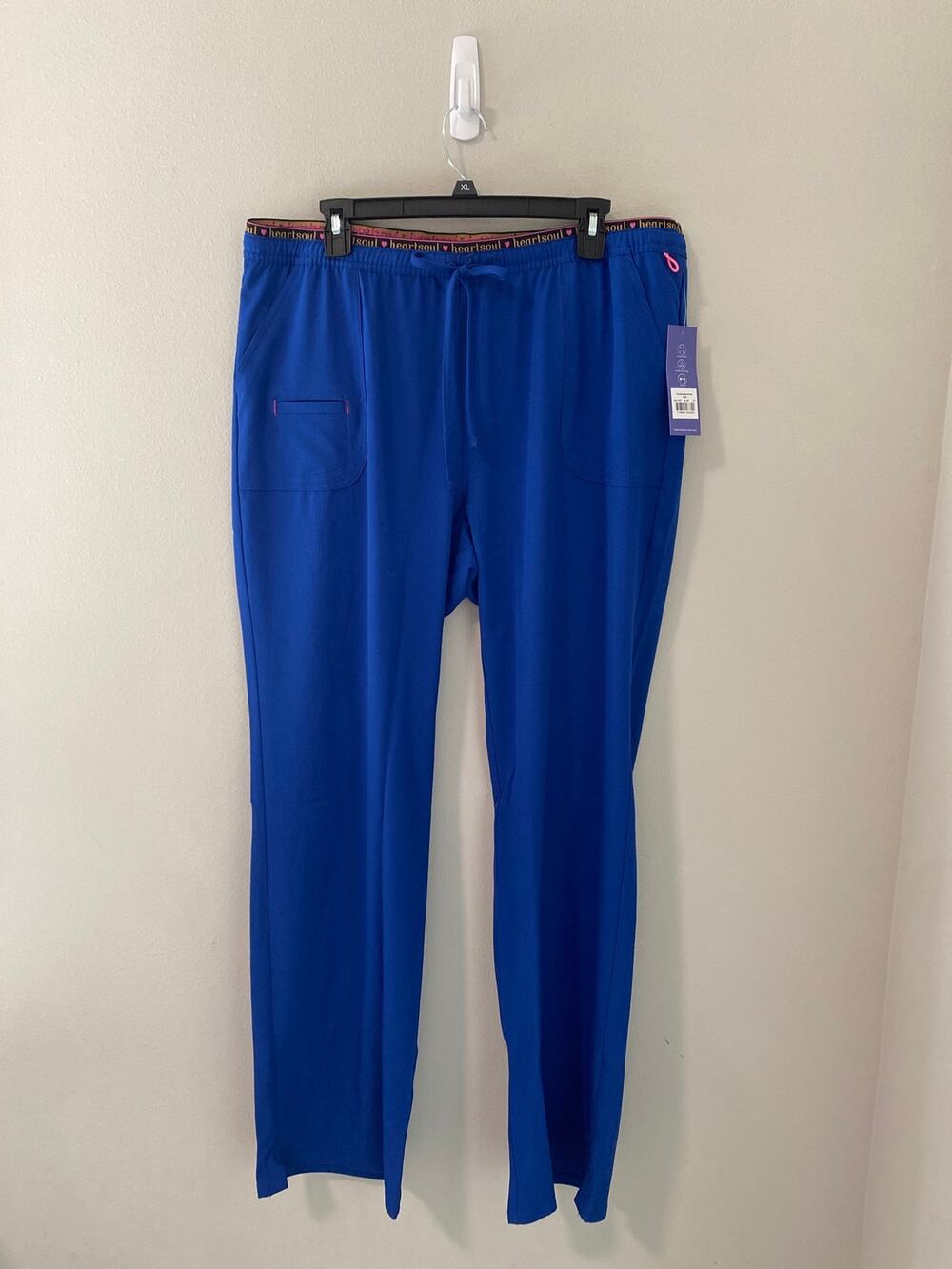 New Heartsoul Women's Scrub Pants Blue XL